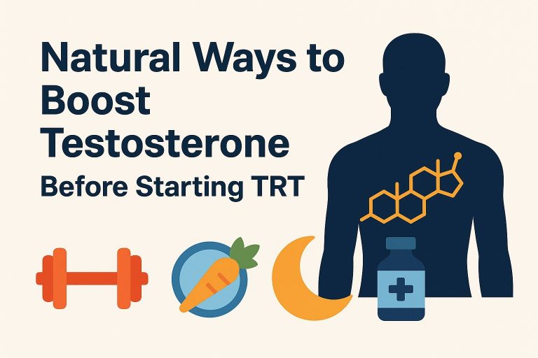 Natural Ways to Boost Testosterone Before Starting TRT