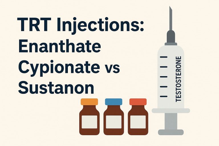 TRT Injections: Enanthate vs Cypionate vs Sustanon