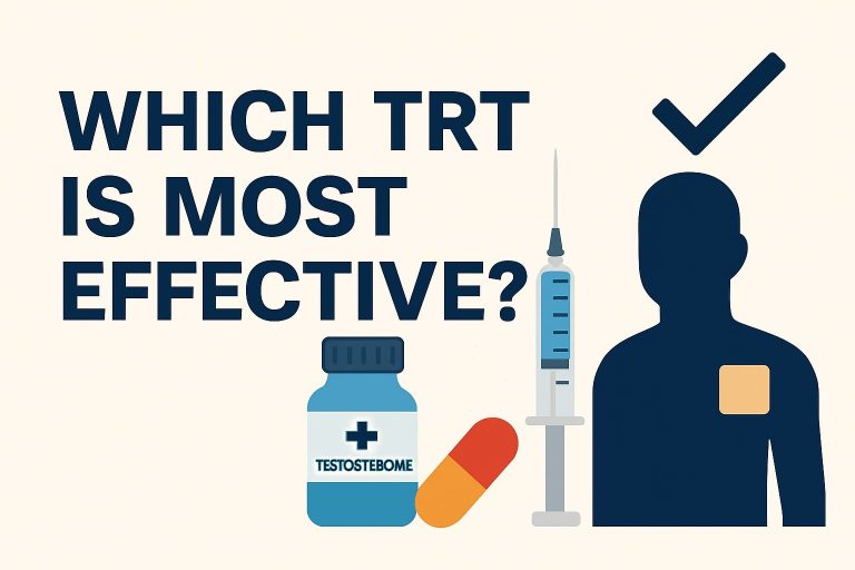 Which TRT Is Most Effective? Comparing All Forms of Testosterone Replacement Therapy